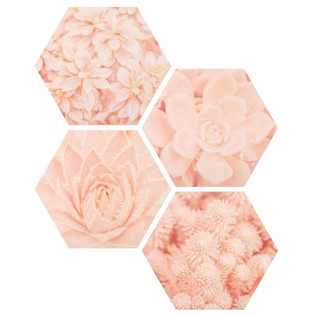 Wanddeko Flur Rosa Blütenzauber