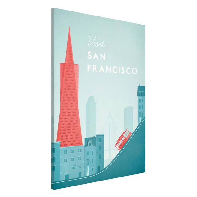 Wohndeko Architektur Reiseposter - San Francisco