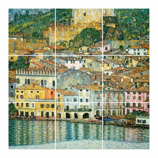 Wanddeko Italien Gustav Klimt - Malcesine am Gardasee