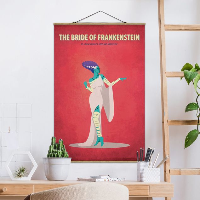 Wanddeko Wohnzimmer Filmposter The Bride of Frankenstein II