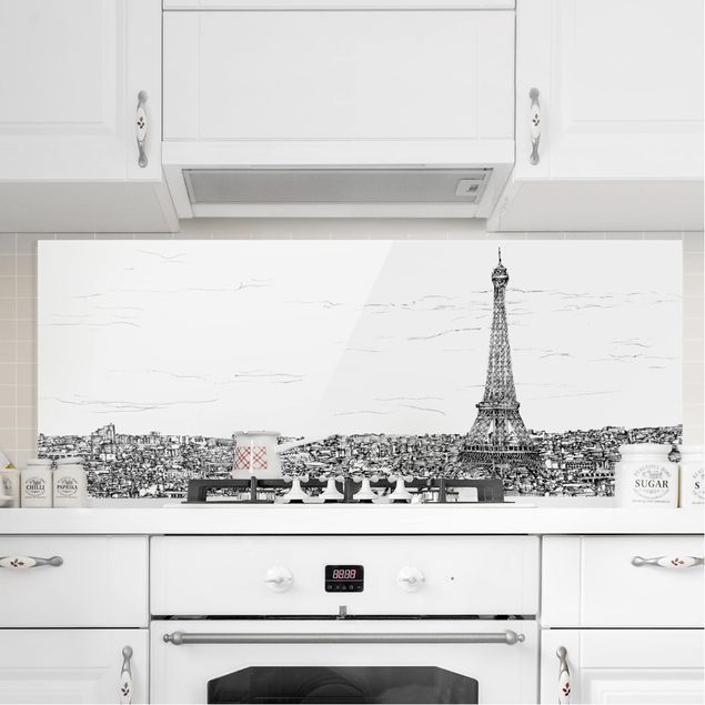 Küchen Deko Stadtstudie - Paris