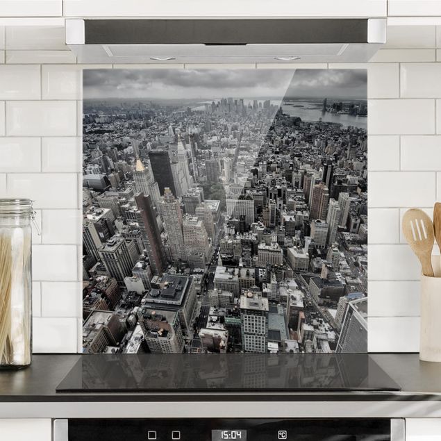 Wanddeko Küche Blick über Manhattan