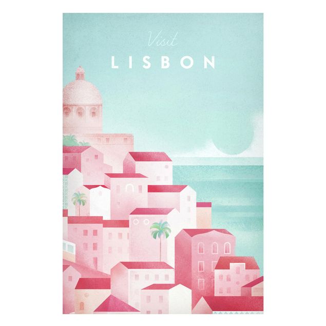 Wanddeko Flur Reiseposter - Lissabon