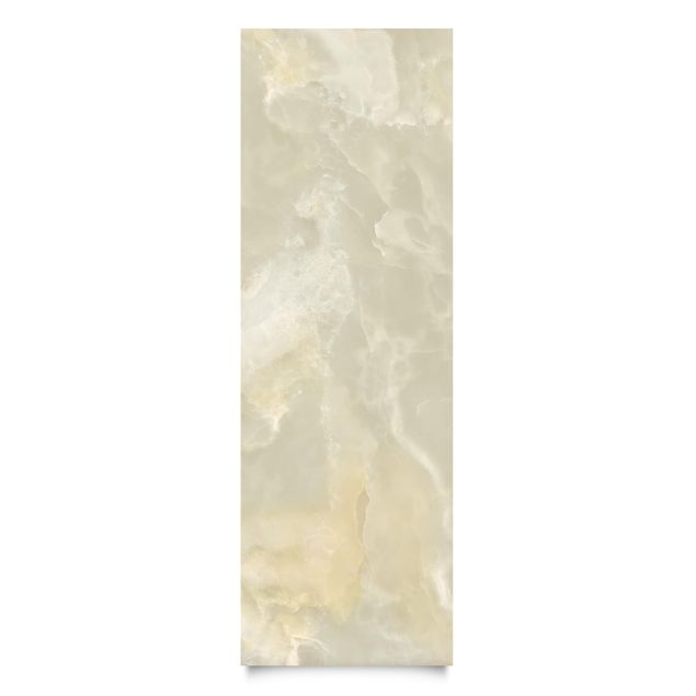 Wanddeko Esszimmer Onyx Marmor Creme
