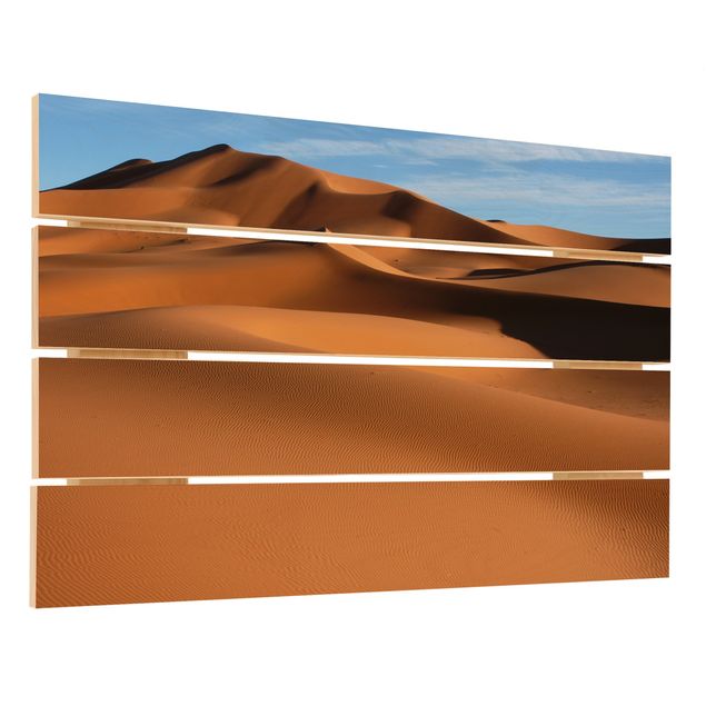 Wanddeko orange Desert Dunes
