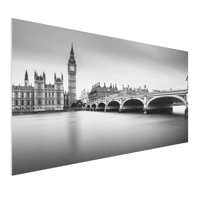 Wanddeko Architektur Westminster Brücke und Big Ben