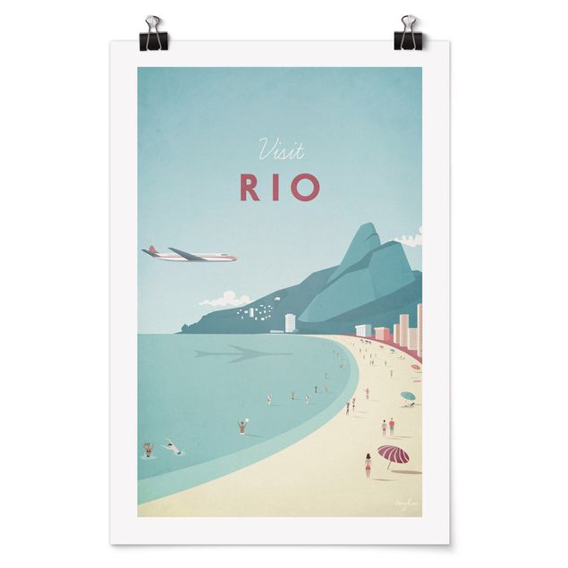 Wanddeko Büro Reiseposter - Rio de Janeiro