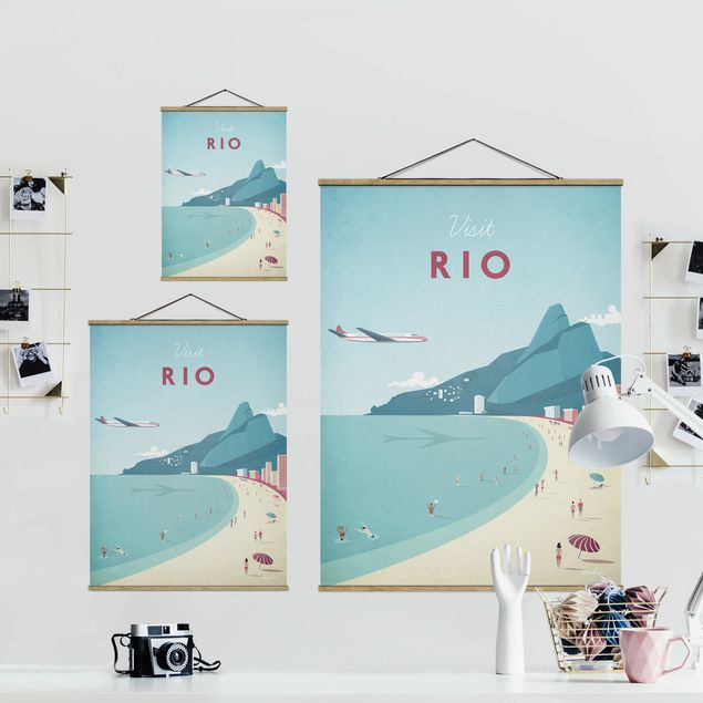 Wanddeko Jugendzimmer Reiseposter - Rio de Janeiro