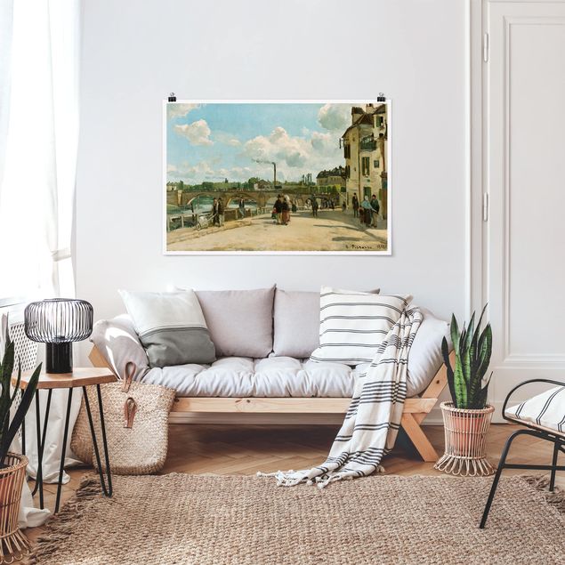 Wanddeko Schlafzimmer Camille Pissarro - Ansicht von Pontoise