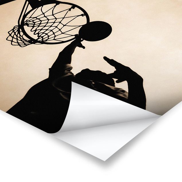 Wandbilder Modern Basketball
