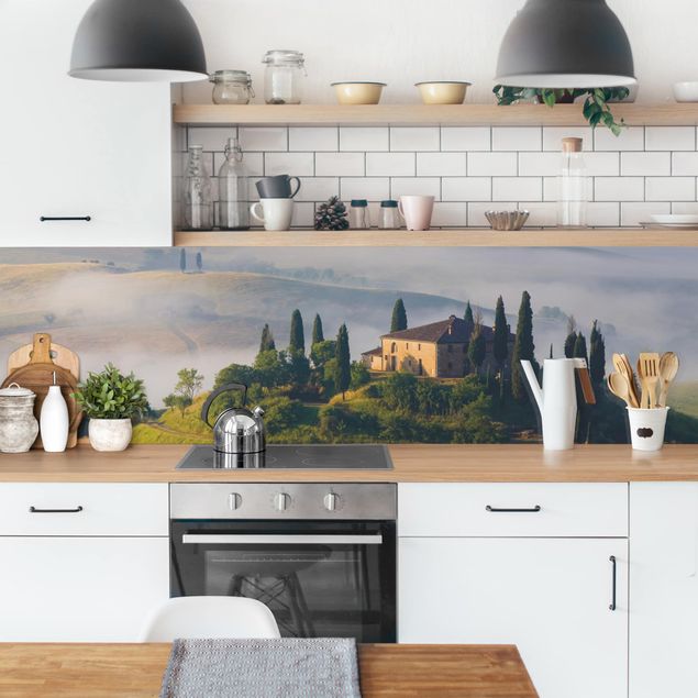 Wanddeko Küche Landgut in der Toskana