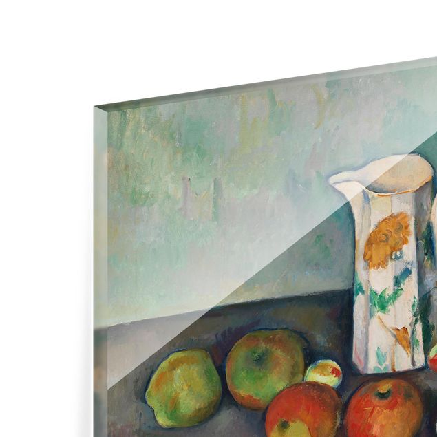 Wanddeko Obst Paul Cézanne - Stillleben Milchkrug
