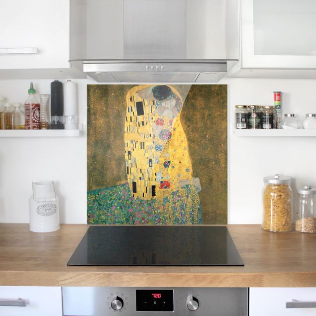 Wandbilder Art Deco Gustav Klimt - Der Kuß