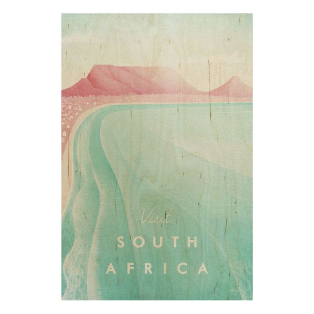 Wanddeko Schlafzimmer Reiseposter - Südafrika