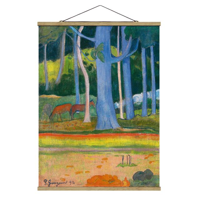 Wanddeko Schlafzimmer Paul Gauguin - Waldlandschaft