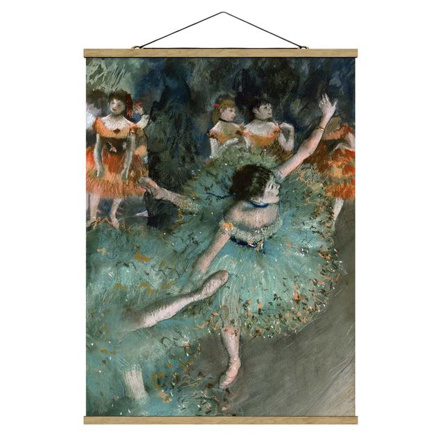 Wanddeko Schlafzimmer Edgar Degas - Tänzerinnen in Grün