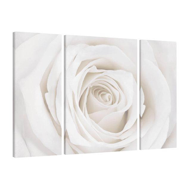 Wohndeko Blume Pretty White Rose