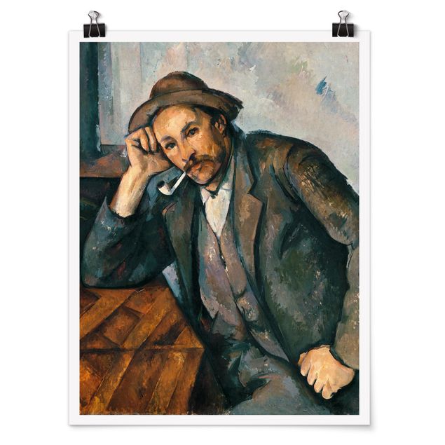 Post Impressionismus Bilder Paul Cézanne - Der Raucher