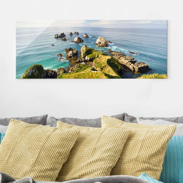 Wanddeko Schlafzimmer Nugget Point in Neuseeland