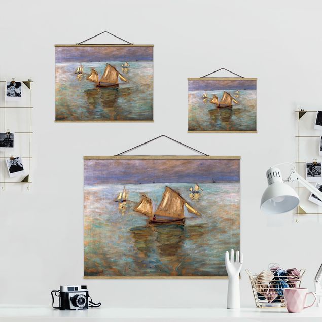 Wanddeko Flur Claude Monet - Fischerboote