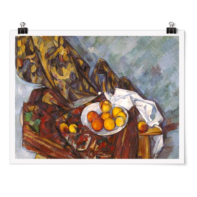 Post Impressionismus Bilder Paul Cézanne - Stillleben Früchte