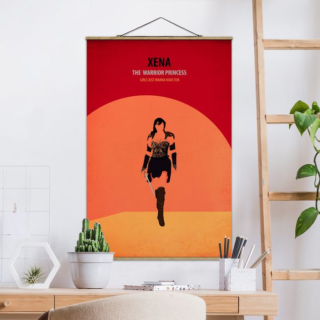 Wanddeko Wohnzimmer Filmposter Xena