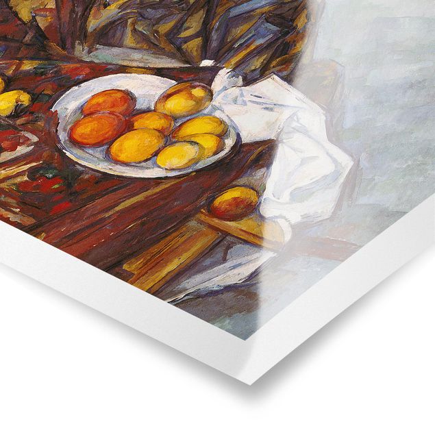 Wanddeko grün Paul Cézanne - Stillleben Früchte