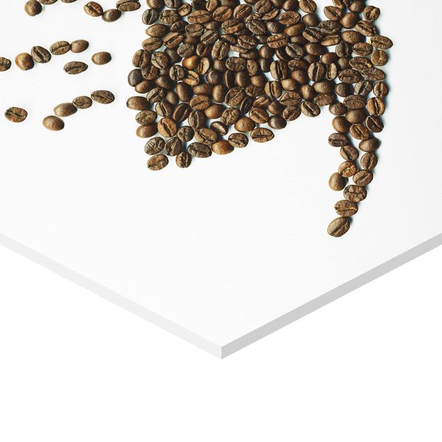 Wandbilder Modern Coffee Beans Cup