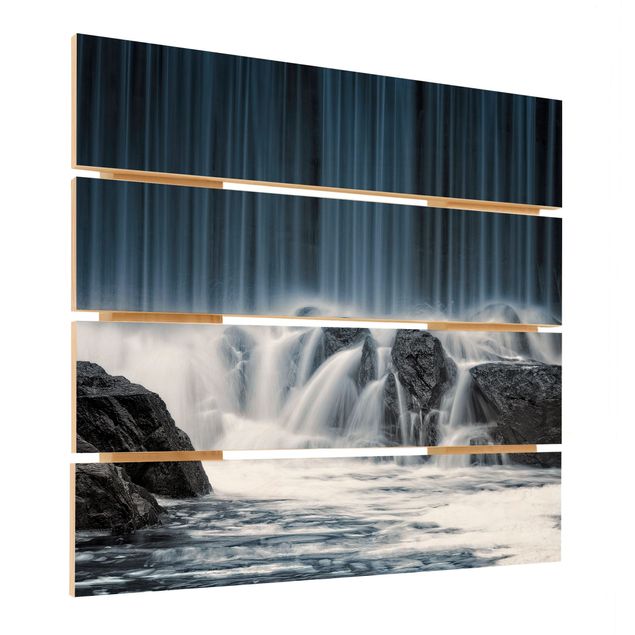 Wanddeko Büro Wasserfall in Finnland