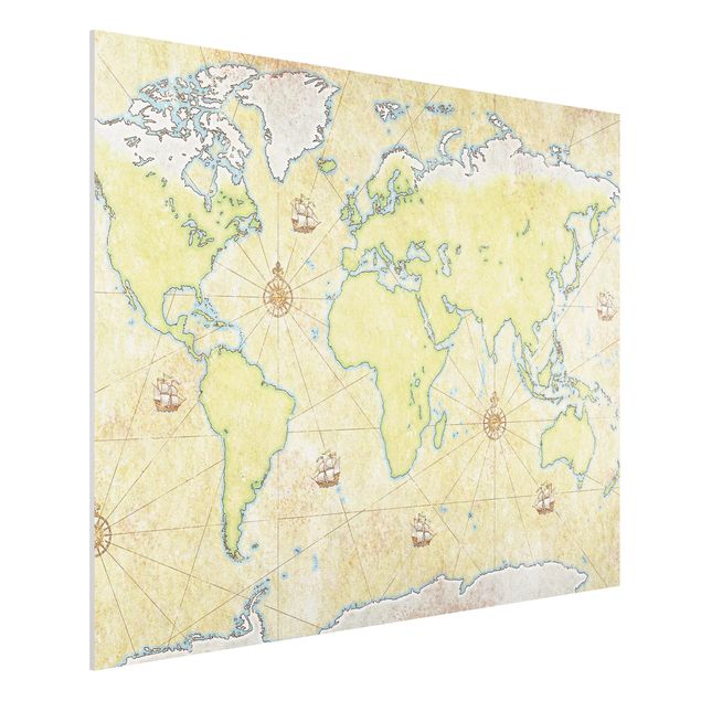 Babyzimmer Deko World Map