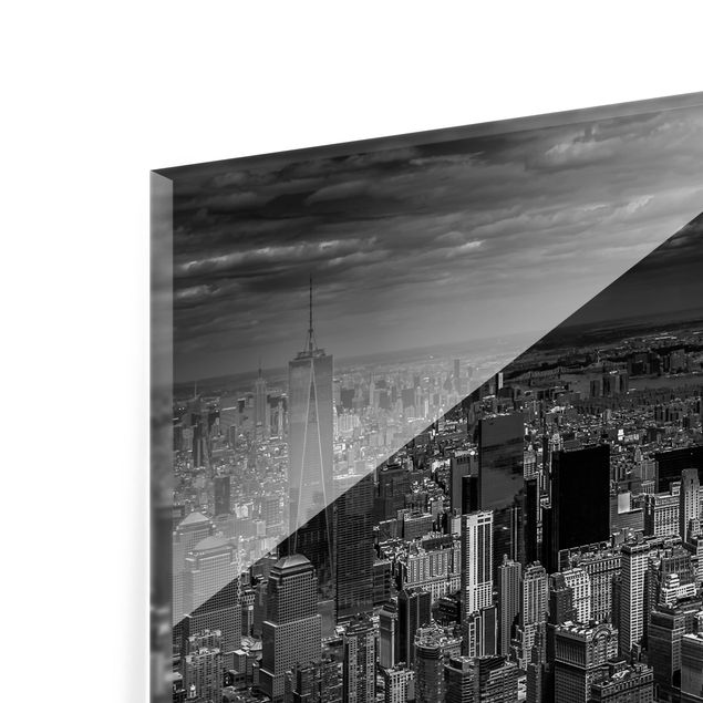 Wanddeko Skylines New York - Manhattan aus der Luft