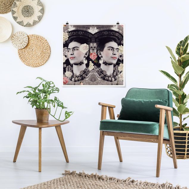 Küche Dekoration Frida Kahlo - Blumenflut