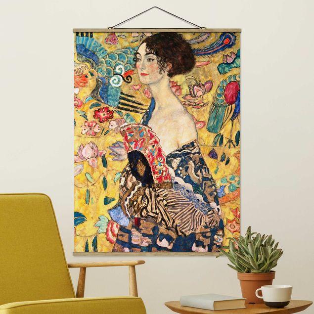 Küche Dekoration Gustav Klimt - Dame mit Fächer