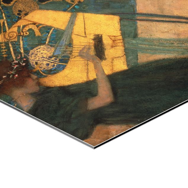 Wanddeko Treppenhaus Gustav Klimt - Die Musik