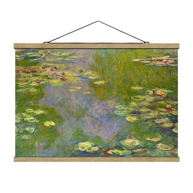 Wanddeko Schlafzimmer Claude Monet - Grüne Seerosen