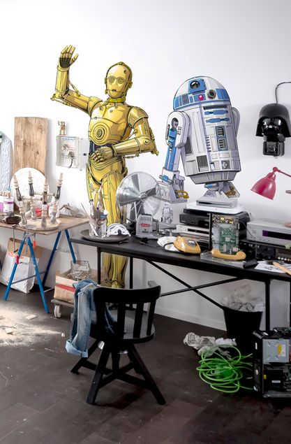 Wanddeko Büro Star Wars XXL C-3PO