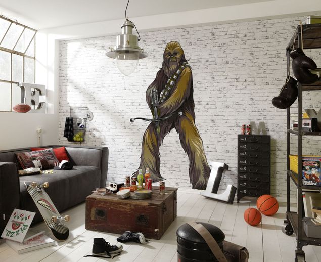 Wanddeko Büro Star Wars XXL Chewbacca