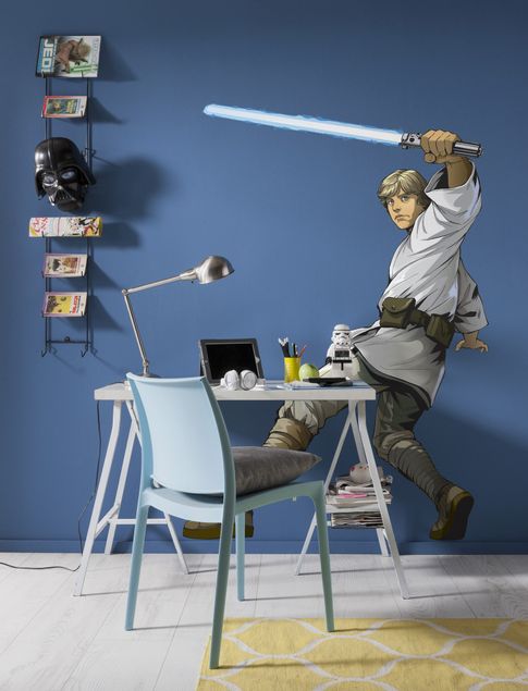 Wanddeko Büro Star Wars XXL Luke Skywalker