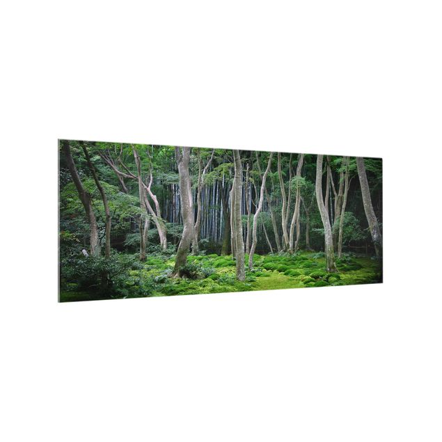 Wanddeko Landschaft Japanischer Wald