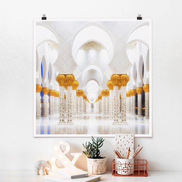 Deko Architektur Moschee in Gold