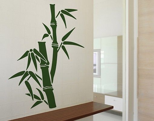 Wanddeko Botanik No.SF398 Bambus