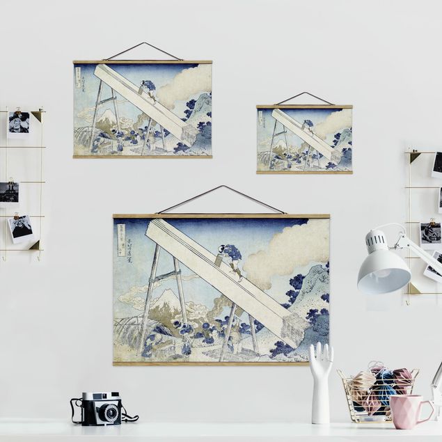 Wanddeko Büro Katsushika Hokusai - In den Totomi Bergen