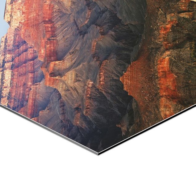 Wanddeko über Bett Grand Canyon nach dem Sonnenuntergang