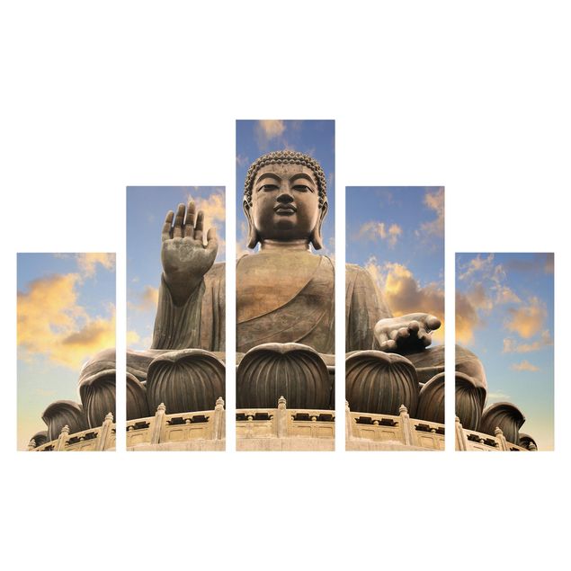 Wanddeko Esszimmer Großer Buddha