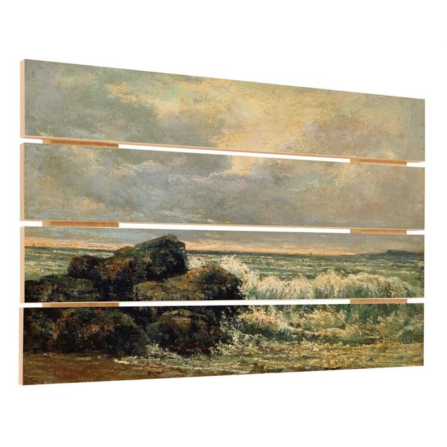Wanddeko Büro Gustave Courbet - Die Welle