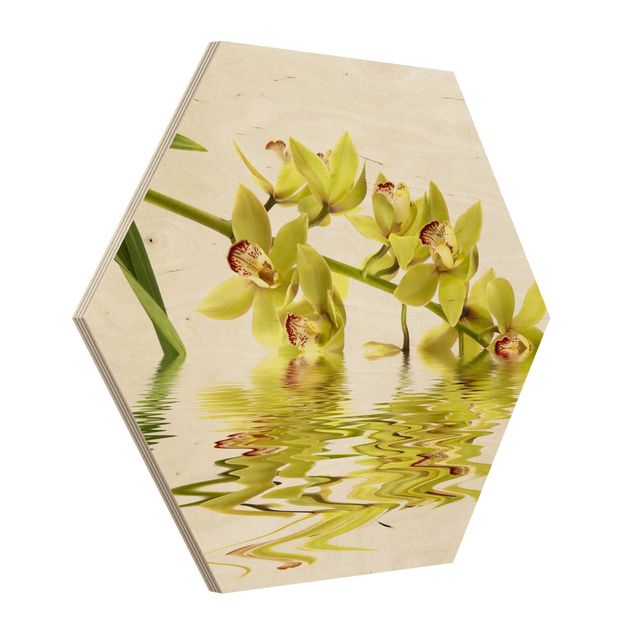Wanddeko Esszimmer Elegant Orchid Waters