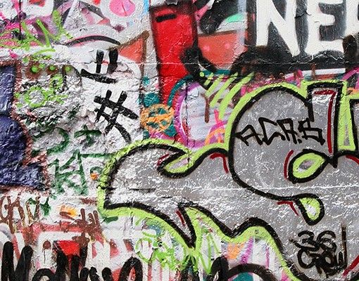 Wanddeko Jungenzimmer Urban Graffiti