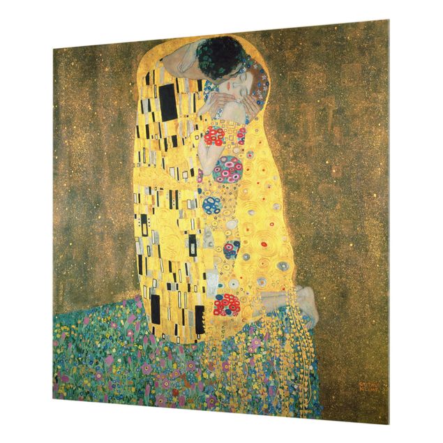 Wohndeko Malerei Gustav Klimt - Der Kuß
