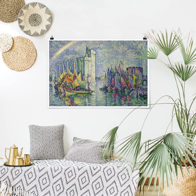 Wanddeko Schlafzimmer Paul Signac - Regenbogen über La Rochelle