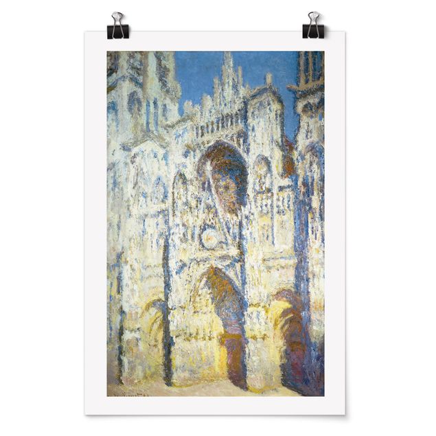 Wanddeko Esszimmer Claude Monet - Kathedrale von Rouen